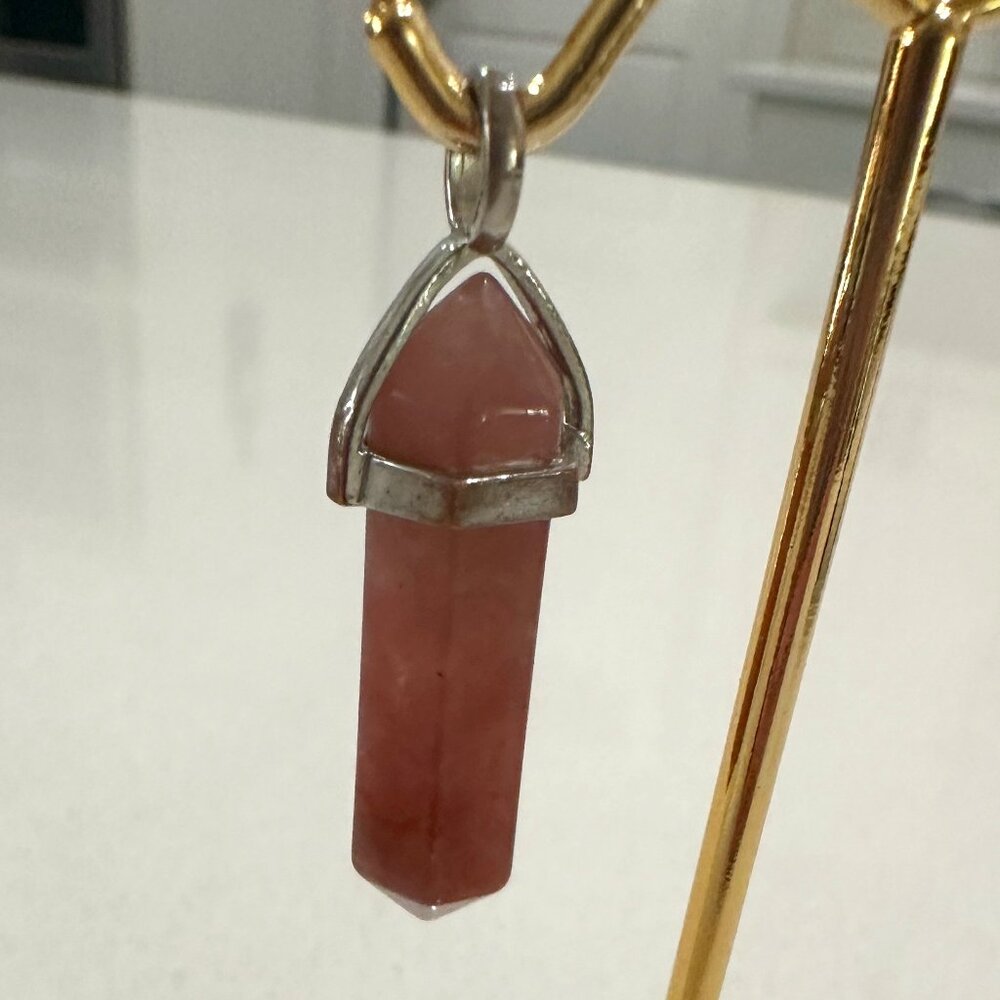 Vintage Quartz Pendant - Picture 1 of 4